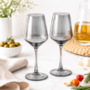 copa humo Set de 6 Copas de Vino 360 ml Color Humo