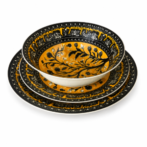 Set de Loza Decorativa Turca 12 Piezas | Bowl y Platos