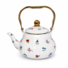 Tetera Esmaltada Tetera Enlozada 2 Litros | Diseño Floral
