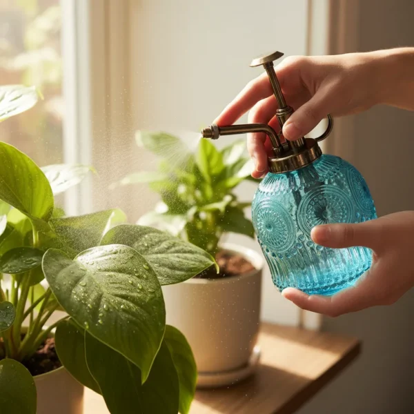 Botella de Aerosol de Vidrio para Plantas Pulverizador de Vidrio para Plantas 205 ml – Rociador Vintage