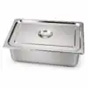 Contenedor de acero inoxidable con tapa para cocina | Tienda99