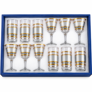 Set de 12 Vasos Turcos de Vidrio – 2 Tamaños