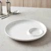 D_NQ_NP_2X_881621-MLA114830412658_082026-F-plato-para-picoteo-de-ceramica-con-salsera-30-cm Plato de Piqueo de Cerámica con Salsera 30 cm