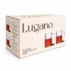 tazas_lugano_90kb Set de 2 Tazas de Vidrio Borosilicato 400 ml