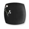 Set de 6 Platos Cuadrados de Cerámica 21,5 cm – Diseño Hojas
