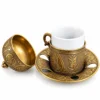 taza_turca_otomana_tienda99 Taza Turca de Café Otomana con Platillo Dorado